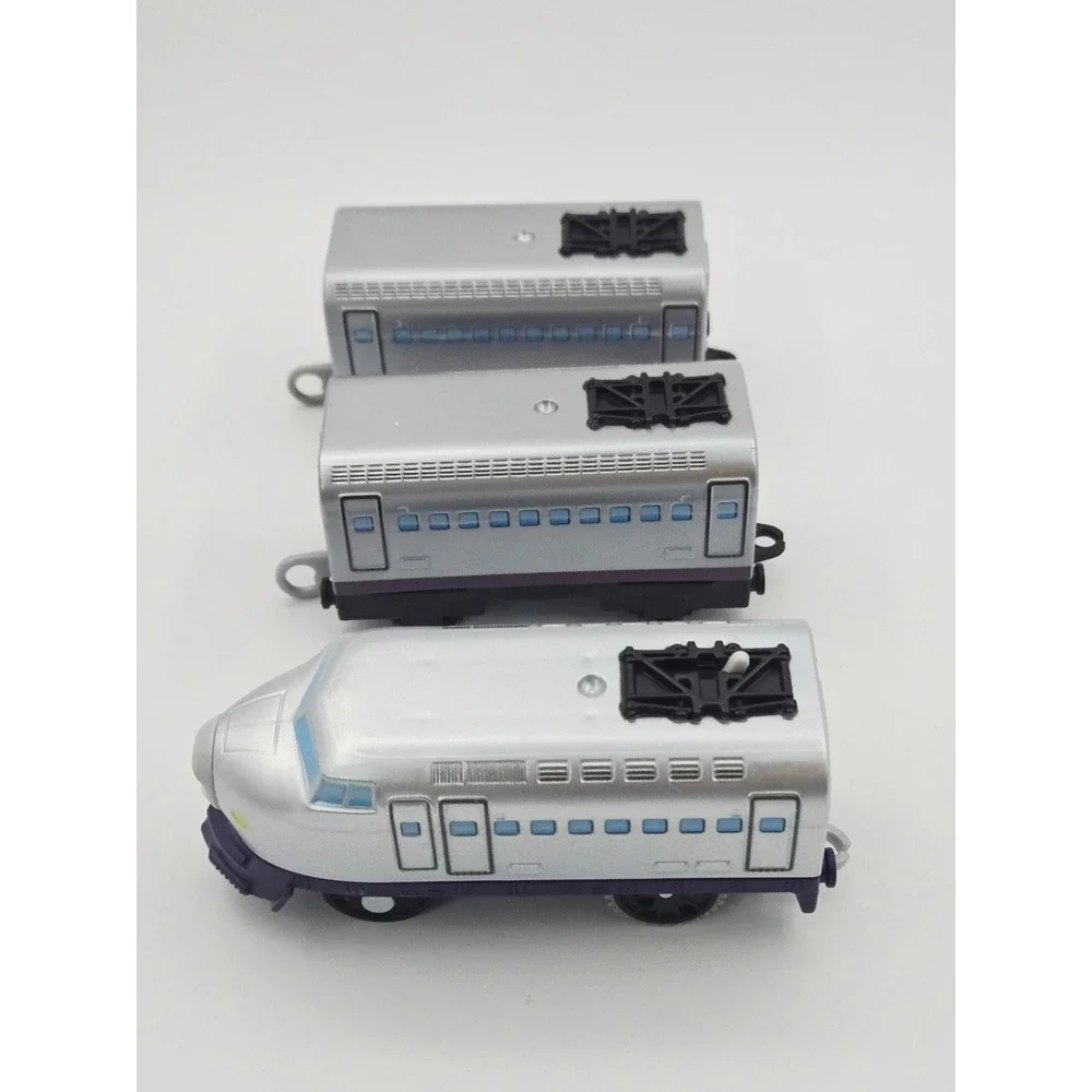 Thomas & Friends Kenji Motorized Bullet Train 3-Piece Set Mattel 2013 WORKS
